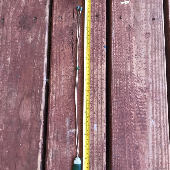 New Zealand Jade Maori Toki Style Necklace - Picture 5 of 10